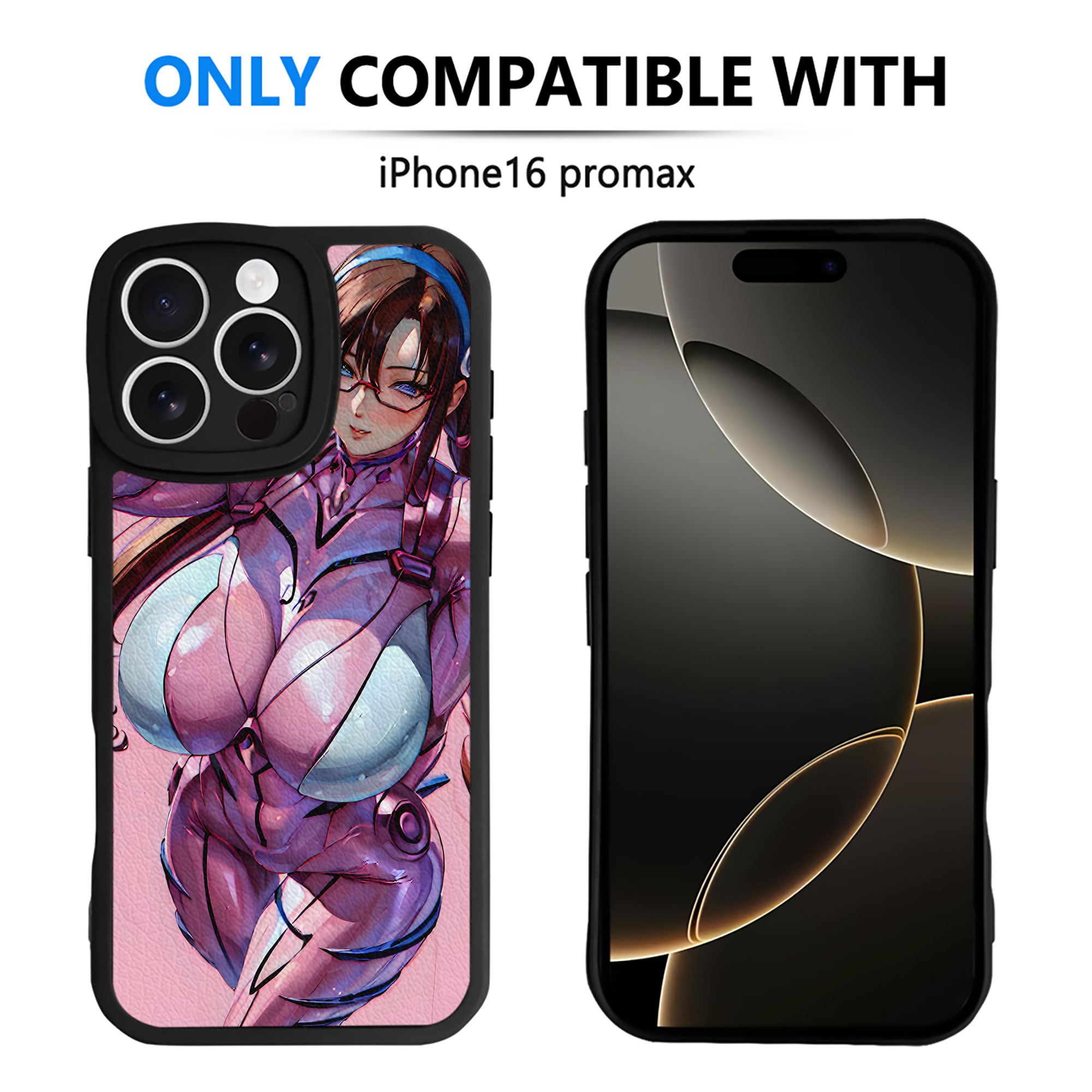 （画像用） EVA 新世紀エヴァンゲリオン 【iPhone 16シリーズ対応】シリコンスマホケース（レザー調） 材質：シリコン